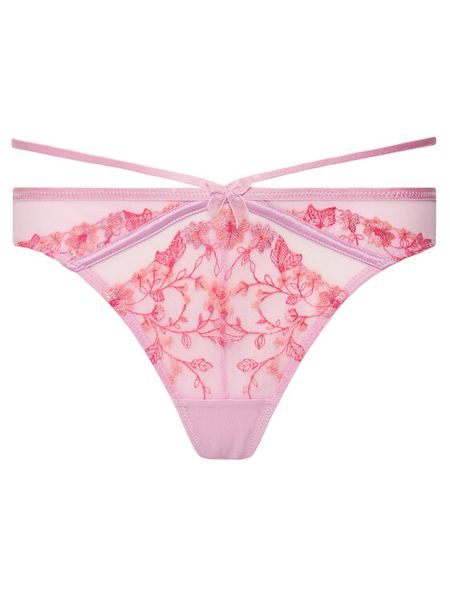 Hunkemöller Stringi Lillia 204602 Fioletowy. Fioletowe stringi Hunkemöller, bez wzorów, z syntetyku. Za 49.99 zł.