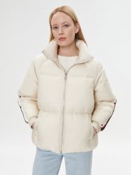 Tommy Hilfiger Kurtka puchowa WW0WW40093 Beżowy Regular Fit. Brązowe kurtki damskie Tommy Hilfiger, xxl, bez wzorów, z puchu, bez kaptura. Za 1,119.00 zł.