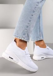 Białe Buty Sportowe Philone. Białe obuwie sportowe casual damskie Renee, z jeansu, do biegania. Za 39.99 zł.