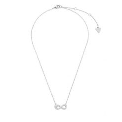 Naszyjnik Guess. Szare naszyjniki damskie Guess, srebrne. Za 248.99 zł.