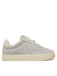 Calvin Klein Jeans Sneakersy Classic Cupsole Laceup Wt Wm YW0YW01833 Szary. Szare obuwie sportowe damskie Calvin Klein Jeans, z jeansu, bez zapięcia. Za 309.99 zł.