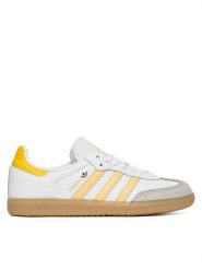 Adidas Sneakersy Samba Og IH6629 Biały. Białe obuwie sportowe damskie Adidas, ze skóry, bez zapięcia. Za 529.99 zł.