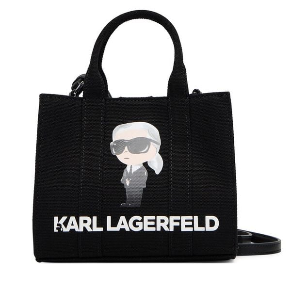 Torebka KARL LAGERFELD. Czarne torebki klasyczne damskie KARL LAGERFELD, bez dodatków. Za 259.99 zł.