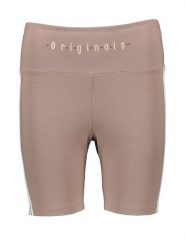 Adidas Szorty kolarskie w kolorze jasnobrązowym rozmiar: XS. Brązowe spodenki sportowe damskie Adidas, xs, bez wzorów, z materiału, z podwyższonym stanem, rowerowe. Za 53.17 zł.