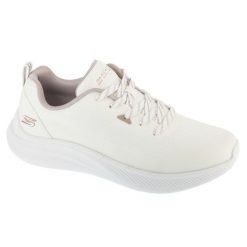 Buty sportowe Sneakersy damskie, Bobs Mode Flex. Białe obuwie sportowe casual damskie Skechers, bez zapięcia. Za 199.99 zł.