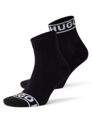 HUGO Skarpety w 2-paku - 2P SH LOGO CC W Kobiety Bawełna czarny|biały, 35-38. Białe skarpetki damskie Hugo, bez wzorów, z bawełny. Za 59.95 zł.