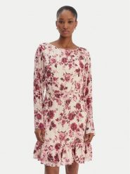 Guess Sukienka codzienna W6RK37 WJ712 Beżowy Regular Fit. Brązowe sukienki damskie Guess, z aplikacjami, z syntetyku, bez ramiączek. Za 659.99 zł.