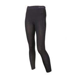 Spodnie termoaktywne damskie Brubeck Active Wool. Czarne spodnie sportowe damskie Brubeck, na jesień, xl, bez wzorów, z elastanu, trekkingowe. Za 183.49 zł.