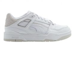 Buty do chodzenia damskie Puma Slipstream. Białe obuwie sportowe casual damskie Puma, z materiału, trekkingowe. Za 418.00 zł.