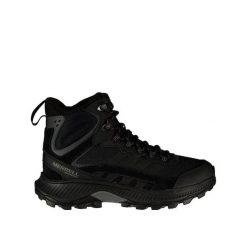 Buty wędrówkowe Merrell Speed Strike 2 Thermo Mid Wp Noir. Czarne obuwie trekkingowe damskie Merrell, z gumy, bez zapięcia. Za 679.00 zł.