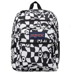 Plecak sportowo-turystyczny dla dorosłych Big Student Backpack 34 L. Białe plecaki Jansport, bez wzorów. Za 219.99 zł.