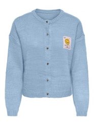 ONLY Kardigan w kolorze błękitnym rozmiar: S. Niebieskie kardigany damskie Only, s, bez wzorów, ze splotem. Za 137.42 zł.