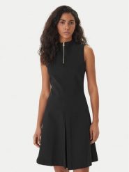 HUGO Sukienka codzienna Noella 50557496 Czarny Regular Fit. Czarne sukienki damskie Hugo, bez wzorów, z wiskozy, bez ramiączek. Za 859.99 zł.