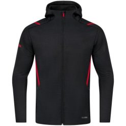 Kurtka damska Jako de loisir à capuche Challenge. Czarne bluzy damskie JAKO, s, bez wzorów, z poliesteru, bez kaptura. Za 326.45 zł.