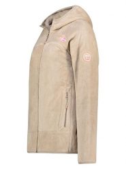 Geographical Norway Kurtka polarowa "Upalood" w kolorze beżowym rozmiar: XXL. Brązowe kurtki damskie Geographical Norway, xxl, bez wzorów, z polaru, bez kaptura. Za 100.99 zł.