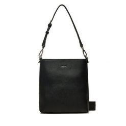 Torebka Calvin Klein. Czarne torebki klasyczne damskie Calvin Klein, bez dodatków. Za 299.99 zł.