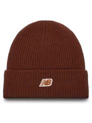 New Balance Czapka Winter Watchman Beanie Patch V3.0 LAH53008ROK Brązowy. Brązowe czapki damskie New Balance, na zimę, bez wzorów, z materiału. Za 119.99 zł.