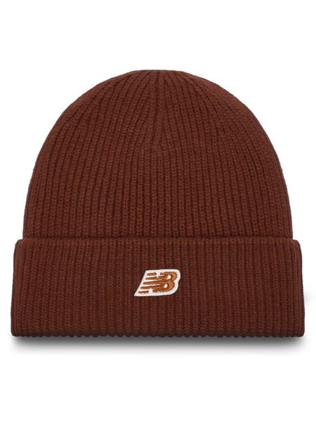 New Balance Czapka Winter Watchman Beanie Patch V3.0 LAH53008ROK Brązowy. Brązowe czapki damskie New Balance, na zimę, bez wzorów. Za 99.99 zł.