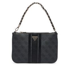 Torebka Guess. Szare torebki wieczorowe damskie Guess, z aplikacjami, bez dodatków. Za 264.99 zł.