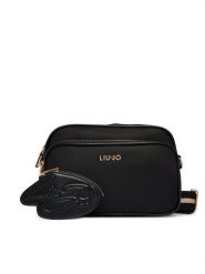 Liu Jo Torebka AA6176 T382A Czarny. Czarne listonoszki damskie Liu Jo, bez wzorów, ze skóry, bez dodatków. Za 599.99 zł.