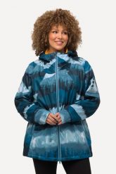 Damskie HYPRAR 2 w 1 kurtka fitness wodoodporna dwukierunkowy zamek błyskawiczny. Niebieskie kurtki damskie Ulla Popken, plus size, bez wzorów, z materiału, z kapturem. Za 799.99 zł.