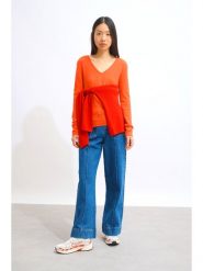 AUTHENTIC CASHMERE Kaszmirowy sweter "Galise" w kolorze pomarańczowym rozmiar: S. Pomarańczowe swetry klasyczne damskie AUTHENTIC CASHMERE, s, z kaszmiru, bez kołnierzyka. Za 326.99 zł.