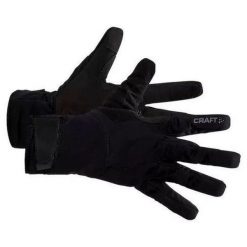 Rękawice Craft pro insulate race. Czarne rękawiczki damskie Craft, bez wzorów. Za 255.50 zł.