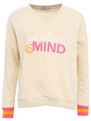 Zwillingsherz Bluza "Talisa" w kolorze beżowym rozmiar: S/M. Brązowe bluzy damskie Zwillingsherz, m, bez wzorów, z bawełny, bez kaptura. Za 188.95 zł.