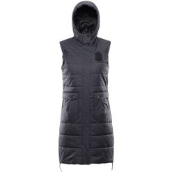 Stylowa Kamizelka Zimowa Alpine Pro Harda Szara XXL. Szare kamizelki damskie Alpine Pro, na jesień, xxl, bez wzorów, bez kaptura. Za 313.99 zł.