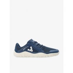 Buty trailowe damskie Vivobarefoot Primus Trail II FG. Niebieskie obuwie trekkingowe damskie VIVOBAREFOOT, bez zapięcia. Za 497.99 zł.