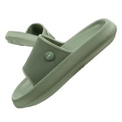 Klapki sportowe damskie CMP Ruby Slipper wygodne zielone. Zielone klapki damskie CMP, bez wzorów, z syntetyku, bez obcasa, bez zapięcia. Za 85.00 zł.