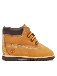 Timberland Trapery Crib Bootie TB0328672311 Brązowy. Brązowe buty zimowe chłopięce Timberland, z nubiku, bez zapięcia. Za 209.99 zł.