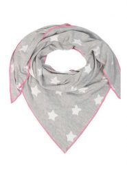 Zwillingsherz Chusta trójkątna "Stars" w kolorze szarym - 200 x 100 cm rozmiar: onesize. Szare chusty damskie Zwillingsherz, bez wzorów, z kaszmiru. Za 118.56 zł.