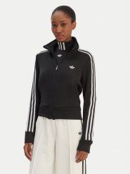 Adidas Bluza Firebird adicolor JY2613 Czarny Regular Fit. Czarne bluzy damskie Adidas, xs, bez wzorów, z syntetyku, bez kaptura. Za 399.99 zł.