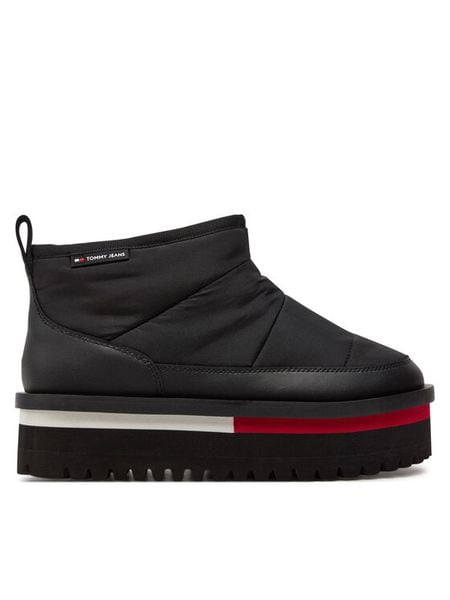 Tommy Jeans Śniegowce Tjw Nylon Flatform Boot Wl EN0EN02689 Czarny. Czarne śniegowce damskie Tommy Jeans, z jeansu. Za 329.99 zł.