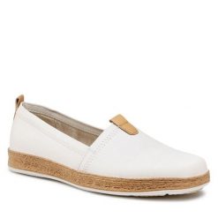 Espadryle Lasocki. Białe espadryle damskie Lasocki, bez wzorów, bez obcasa. Za 189.99 zł.