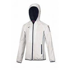 Kurtka damska Mizuno micro. Białe kurtki damskie Mizuno, s, bez wzorów, z materiału, bez kaptura. Za 240.70 zł.