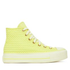 Trampki Converse. Fioletowe trampki damskie Converse, bez wzorów, bez zapięcia. Za 329.99 zł.