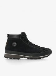 Buty outdoor Lomer Bio Naturale Mid MTX. Czarne obuwie trekkingowe damskie Lomer, z gumy, przed kolano, bez zapięcia. Za 549.00 zł.