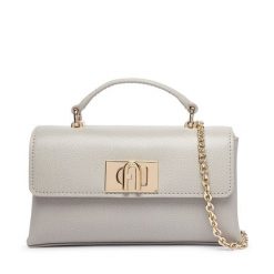 Torebka Furla. Szare torebki wieczorowe damskie Furla, bez wzorów, bez dodatków. Za 1,104.00 zł.