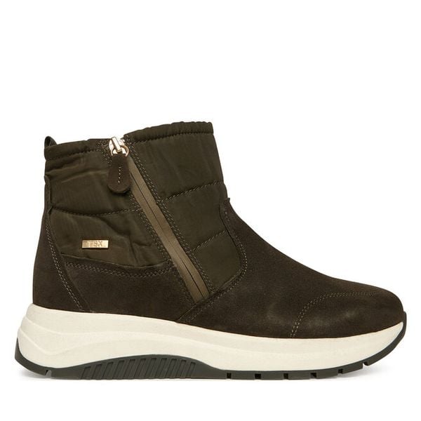 Botki Caprice. Brązowe botki damskie Caprice, bez obcasa, na płaskiej podeszwie, bez zapięcia. Za 299.99 zł.