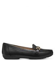 Geox Mokasyny D Annytah Moc B D680MA 46 C9999 Czarny. Czarne mokasyny damskie Geox, ze skóry, bez obcasa. Za 499.99 zł.