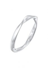Elli Damska obrączkaTwisted Skręcona Basic ze srebra próby 925 Sterling Silver Pierścionki 1 ct Damski. Szare pierścionki damskie Elli, srebrne. Za 183.99 zł.