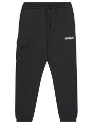 Napapijri Spodnie dresowe M-Inot NP0A891G D Czarny Regular Fit. Czarne spodnie dresowe chłopięce Napapijri, z bawełny. Za 199.99 zł.