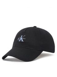 Calvin Klein Czapka z daszkiem Monologo Printed Baseball Cap LV04K5027G Czarny. Czarne czapki z daszkiem damskie Calvin Klein, bez wzorów, z bawełny. Za 129.99 zł.