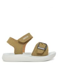 Geox Sandały B Sandal Lightfloppy B555SA 00032 C3012 Khaki. Brązowe sandały chłopięce Geox, z nubiku, bez zapięcia. Za 139.99 zł.