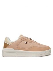 Tommy Hilfiger Sneakersy Essent Basket FW0FW08615 Różowy. Czerwone obuwie sportowe damskie Tommy Hilfiger, ze skóry, bez zapięcia. Za 239.99 zł.