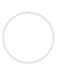 Pearline Naszyjnik z perłami w kolorze białym - dł. 42 cm rozmiar: onesize. Białe naszyjniki damskie Pearline, z perłą, srebrne. Za 347.99 zł.