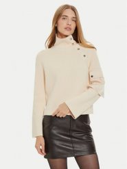 Liu Jo Golf WF4475 MS99E Beżowy Regular Fit. Brązowe golfy damskie Liu Jo, l, bez wzorów, z syntetyku, bez ramiączek. Za 479.99 zł.