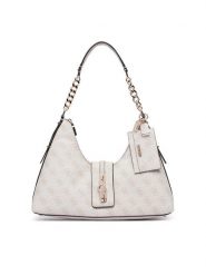 Guess Torebka Yvonne HWSG23 78010 Kremowy. Białe torebki klasyczne damskie Guess, ze skóry, bez dodatków. Za 544.99 zł.
